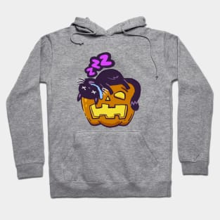 sleeping emote on halloween Hoodie